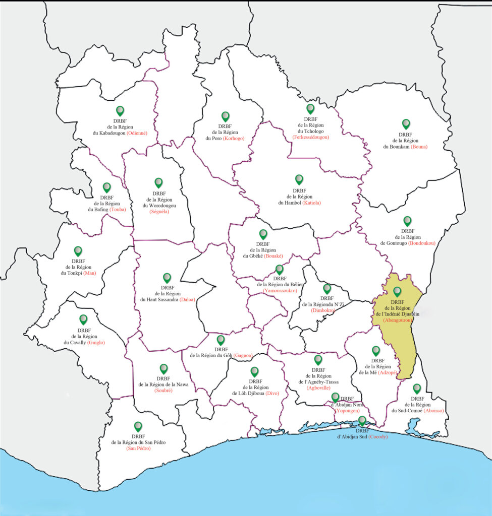 CARTE ABENGOUROU