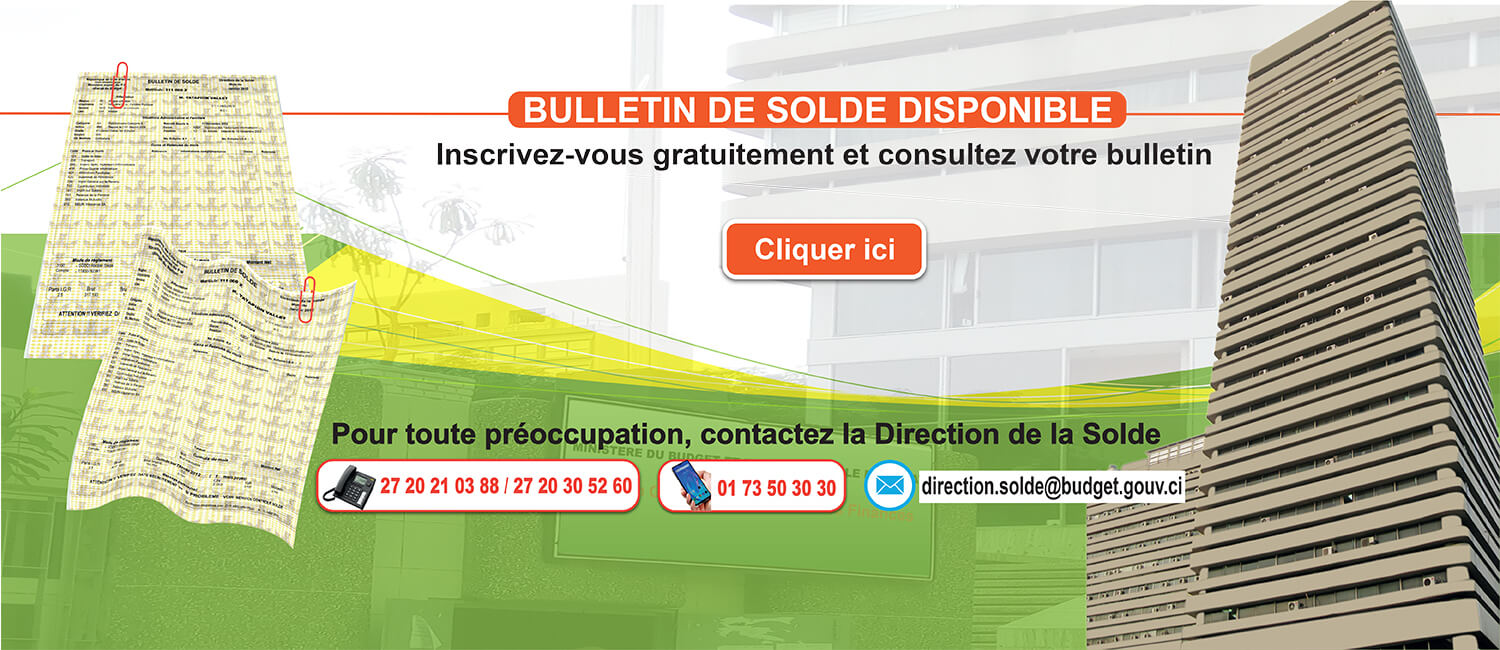 Banniere Bulletin de Solde