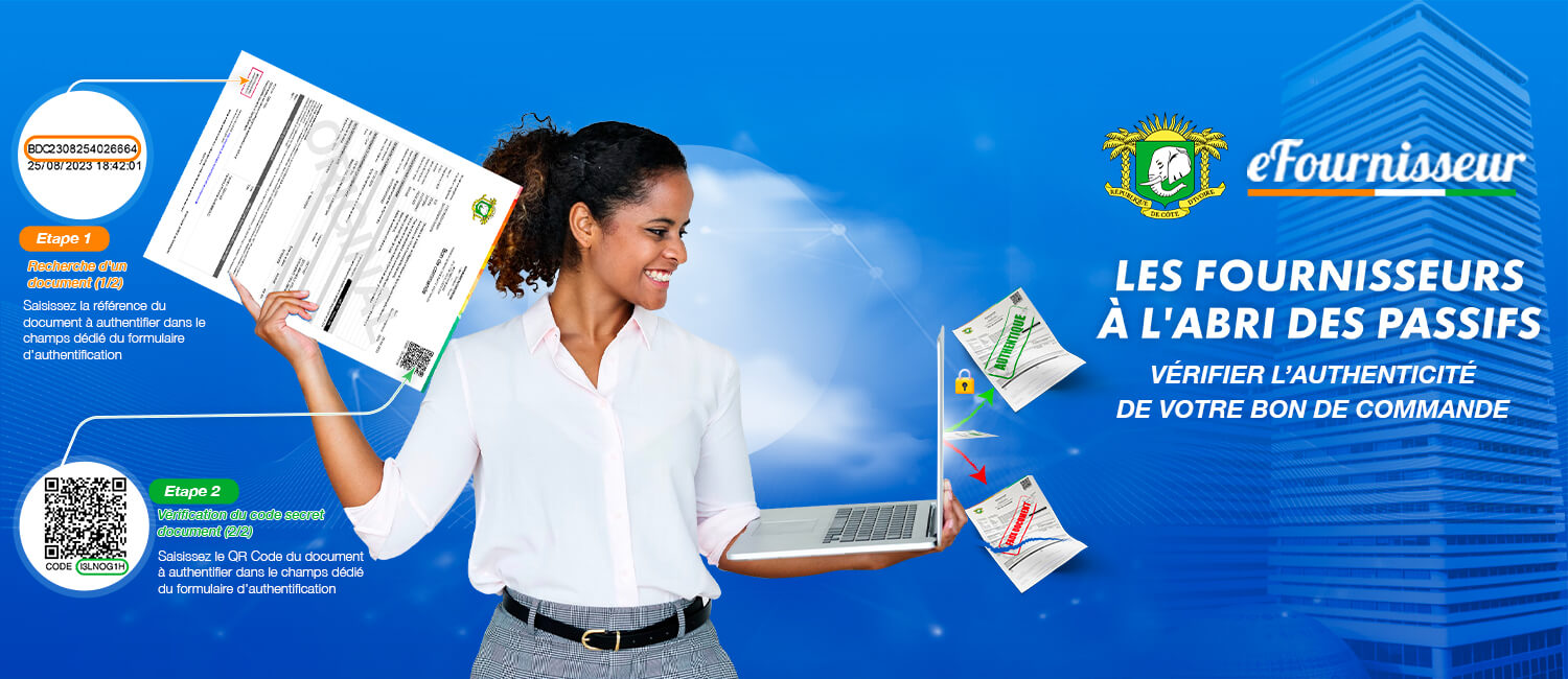 banniere authentification efournisseur