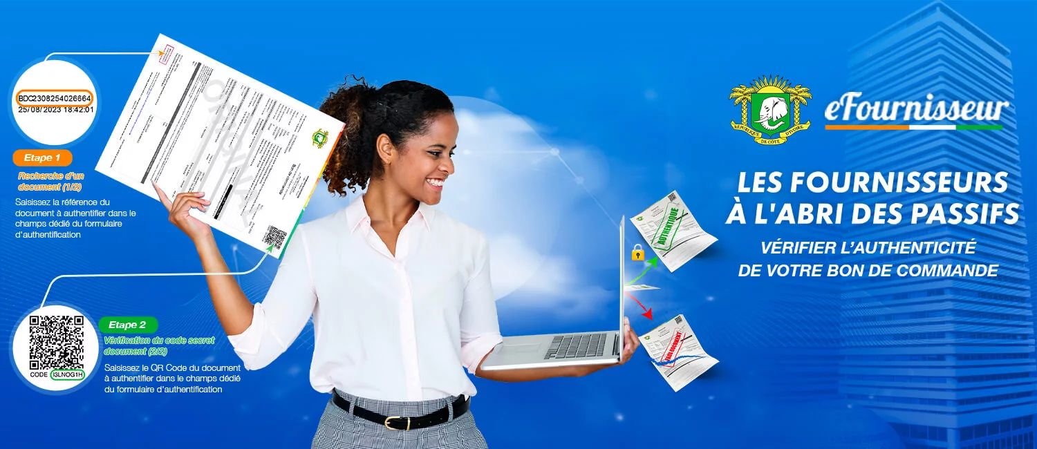 banniere authentification efournisseur