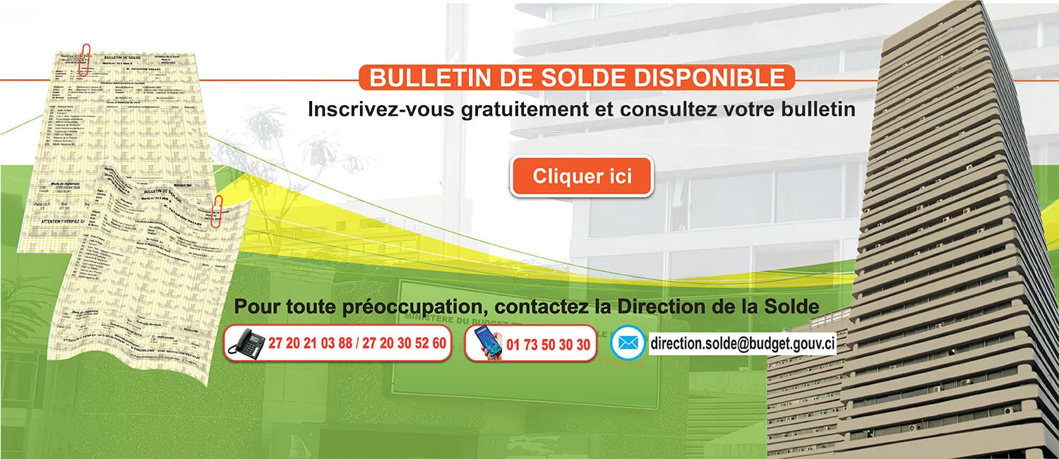 Banniere Bulletin de Solde